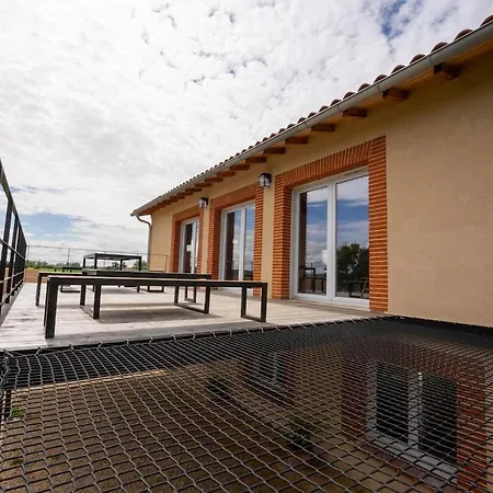 別荘 Les Vabres - Ancienne Ferme Renovee Piscine Petanque Coufouleux