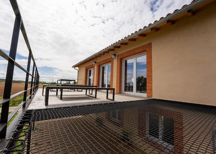 Holiday home Les Vabres - Ancienne Ferme Renovee Piscine Petanque Coufouleux